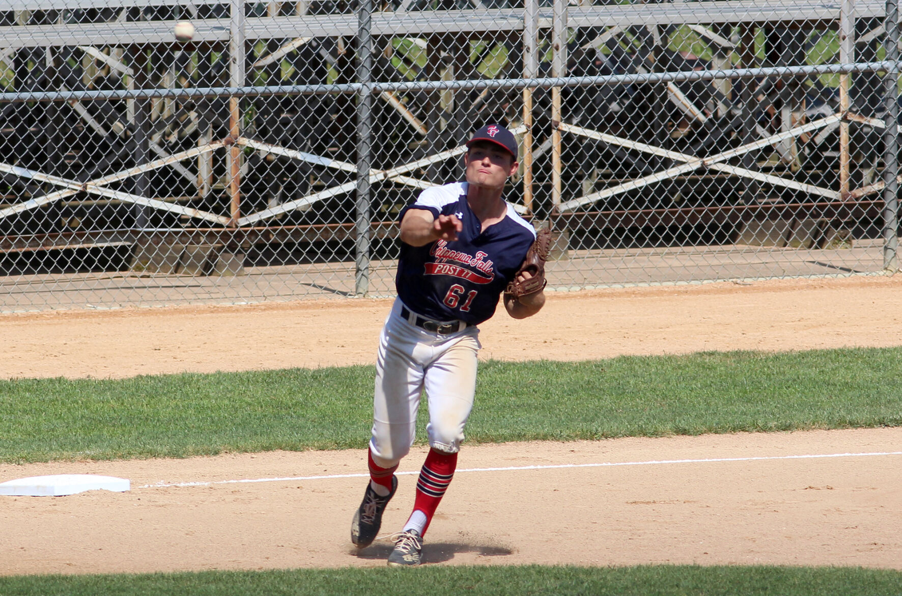 Chippewa Falls Post 77 senior legion baseball vs Superior Post 435 7-21-22